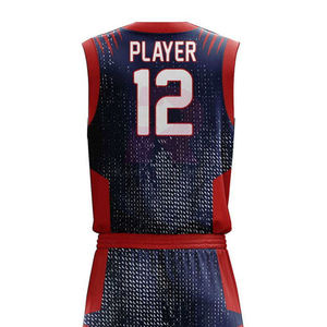 Maillots de basket-ball respirants de haute qualité, grande taille, séchage rapide, logo personnalisé, uniformes d'entraînement, ensemble de maillots de basket-ball unisexe - Product Image 4