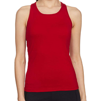 Débardeur court pour femme sur mesure avec logo imprimé sur le devant, 100% coton, écologique, décontracté, respirant - Dernière collection