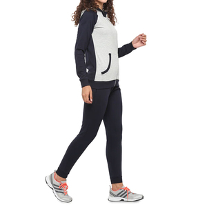 Ensemble de survêtement à capuche pour femme, personnalisé avec motif graphique, coupe ajustée, vêtements de sport haut de gamme, sweat-shirt pull-over et pantalon de jogging - Product Image 5