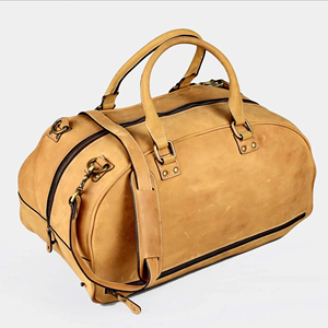Custom Logo Printing Leather Duffle <b>Bag</b> PU Material Made Manufacturer Genuine Leather Duffle <b>Bag</b> In <b>Bulk</b> Quantity - Product Image 5