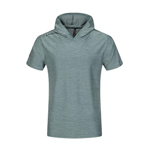 Biểu <span class=keywords><strong>T</strong></span>ượng <span class=keywords><strong>T</strong></span>ùy Chỉnh Mùa Hè Phòng <span class=keywords><strong>T</strong></span>ập Thể Dục Đội Mũ Trùm Nón Cotton <span class=keywords><strong>T</strong></span>ập Thể Dục Thời Trang Phố In Thể Hình Mỏng Phù Hợp Với Ngắn Tay Áo Jersey <span class=keywords><strong>T</strong></span>-Shirt - Product Image 4