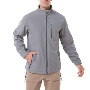 Vestes Softshell pour hommes en coton imperméable, respirant, coupe-vent, pour sports d'hiver en plein air, randonnée, course à pied, travail, fermeture éclair, OEM ODM - Product Image 1
