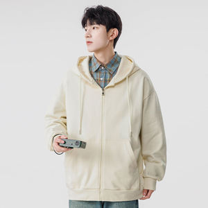 Men Everyday Full Zip Hoodie Premium Heavy Cotton Hooded Sweatshirt Comfortable Casual Streetwear Lifestyle Jacket - Product Image 2
