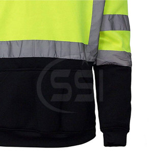 Sudadera de Seguridad para Trabajo en Exteriores con Alta Visibilidad en Condiciones de Poca Luz, ANSI Clase 2, Impermeable, Térmica y Cálida, para Construcción en Invierno - Product Image 6