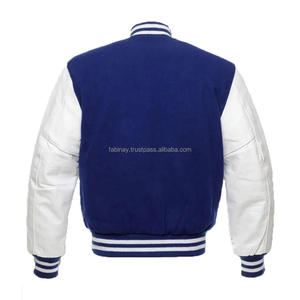 Chaqueta Varsity Personalizada con Logotipo, Cuello Alto, Talla Grande, Impermeable, Resistente al Viento, para Parejas, Estilo Universitario, para Hombre - Product Image 3