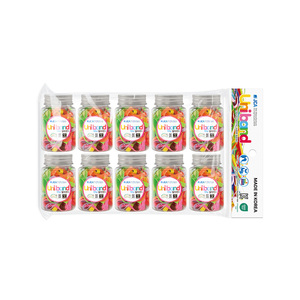 [Hecho en Corea] Bandas Elásticas para el Cabello de TPU de Alta Elasticidad, Bandas de Goma No Tóxicas en Botella (Certificación KC y OEKO-TEX / OEM y ODM Disponibles) - Product Image 1