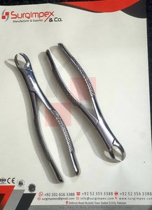 SURGIMPEX FIG 23 Forceps d'extraction dentaire en acier inoxydable, modèle anglais, pour chirurgie buccale professionnelle - Product Image 6