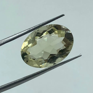 ควอตซ์สีเหลืองคุณภาพสูง หินธรรมชาติเม็ดเดี่ยว น้ำหนัก 11.00 กะรัต ขนาด 13.20x18.20 มม. สำหรับแหวนหรูหราและการทำเครื่องประดับ - Product Image 1