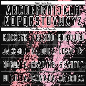 Maillot de football personnalisé noir et rose moyen avec sublimation, motif artistique effet éclaboussures, respirant, pour équipe - Product Image 3