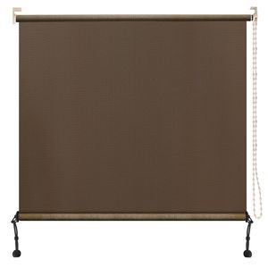 6 X 6 Mocha HDPE Spliced Roller <b>Shutter</b> for Canopy Gazebo & Pergola - Product Image 6