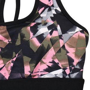 Soutien-gorge de sport pour femme de qualité supérieure, sublimation, maintien élevé, écologique, respirant, léger, logo personnalisable sur le devant - Product Image 5