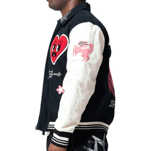 Wholesale Oversized <b>Yellow</b> Front Custom Logo Windproof Embroidered Motorcycle Jacket Men Autumn - Product Image 6