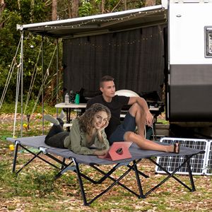 Lettino Pieghevole Portatile per 2 Persone, Extra Largo 50 Pollici, con Borsa per il Trasporto, Ideale per Spiaggia, Escursionismo e Campeggio all'Aperto - Product Image 2