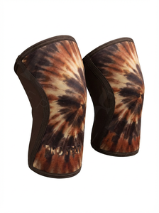 Tie Dye Compression 5mm 7mm Support for Weightlifting Powerlifting Fitness Training Heavy Protection Pain Relief <b>Knee</b> Sleeves - Product Image 6