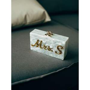 Bolso de Mano de Resina Premium para Mujer, Decoración de Moda para Fiestas, Bolso de Noche para Vestimenta Formal - Product Image 2