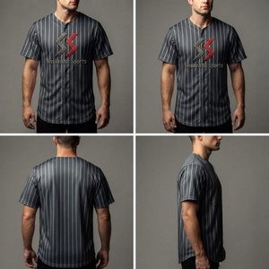 Camiseta de Béisbol Sublimada Personalizada al por Mayor para Hombre, Uniforme de Softbol Bordado para Jóvenes - Product Image 4