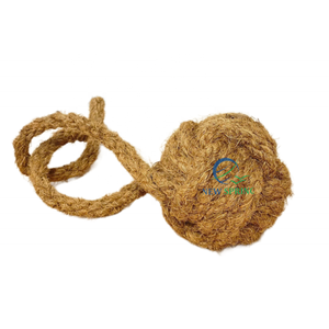 Os à mâcher en coco de noix de coco/boule de coco pour animaux de compagnie à mâcher faire nettoyer les dents de votre animal domestique/mâcher fabriqué au Vietnam - Product Image 1