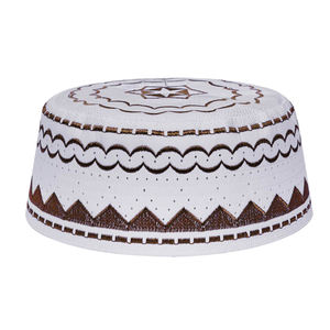 Gorro de Oración Étnico de Moda, Diseño Personalizado OEM, Cómodo, Islámico, Musulmán, Elegante, Transpirable, Hecho a Mano - Product Image 1