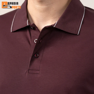 Camisetas Casuales Lisas de Alta Calidad al por Mayor, Camisa Polo Bordada, Ropa de Golf, Camisa Polo Simple con Logotipo Personalizado para Hombre - Product Image 2