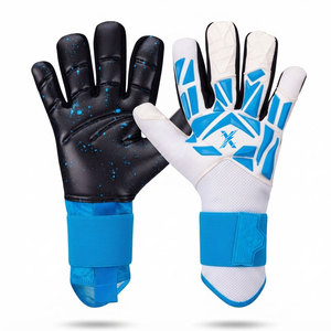 Gants de gardien de but de football professionnels en caoutchouc 3D respirants, antidérapants, avec fermeture auto-agrippante, construction flexible et paume adhérente - Product Image 1