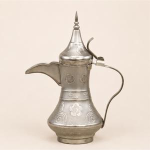 Handmade Traditional Arabic Coffee Pot Dallah Premium Embossed Metal Qahwa Kettle Luxury Middle Eastern <b>Teapot</b> For Home - Product Image 4