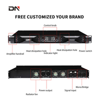 Amplificateur de puissance stéréo à succès sur TikTok, DN208, amplificateur de puissance numérique professionnel 800w 1u classe D, amplificateur DN 208