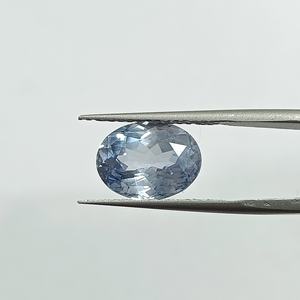 Zafiro azul ovalado natural de 6,05 quilates de Sri Lanka, piedras preciosas sueltas para la fabricación de joyas y anillos, BOLS-05 - Product Image 2