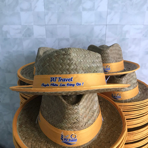 Natural Woven Seagrass <b>Hat</b> Handmade Beach Sun <b>Hat</b> <b>Summer</b> Resort <b>Hat</b> Eco Friendly Fashion Accessory Wholesale Vietnam - Product Image 1