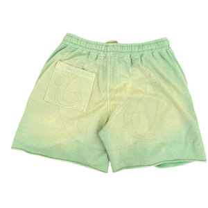 Shorts en coton délavé avec logo personnalisé pour homme, taille adulte, fabrication pakistanaise. - Product Image 2