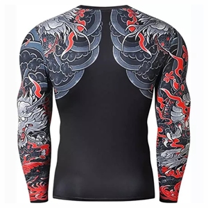 Nuevas Camisetas de Protección UPF50+ Transpirables para Artes Marciales Mixtas (MMA) para Hombres Adultos - Ropa Personalizada para Artes Marciales Fortleo - Product Image 3