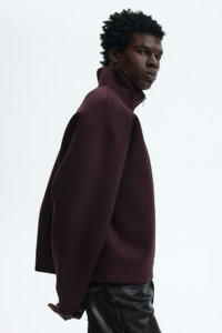 เสื้อสเวตเตอร์แขนยาวผู้ชายดีไซน์เรียบง่ายเสื้อแนวสตรีท - Product Image 6