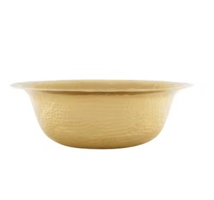 Moderna Bandeja Decorativa para Servir Alimentos, Hermosamente Elaborada a Mano, Tazón de Metal Martillado - Product Image 4