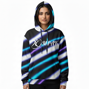 เสื้อฮู้ดดี้โอเวอร์ไซส์ยูนิเซ็กส์สไตล์ร่วมสมัย พร้อมลายพิมพ์ซับลิเมชั่นคุณภาพสูง สำหรับแฟชั่นสตรีทแวร์ - Product Image 1