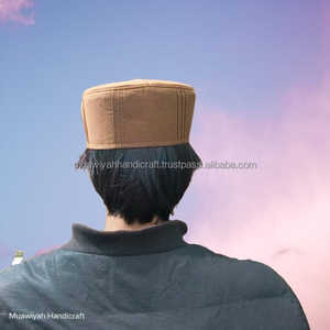 2025 musulman de haute qualité hommes Barkati casquette de prière Namaz Topi Kufi Topi Barkaati tricot Kufi Topi mélanger les couleurs - Product Image 2