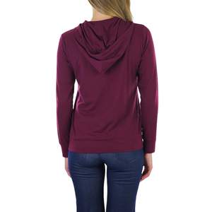 Sudadera con capucha informal para mujer, con cremallera completa, forro polar suave, manga larga, con bolsillos laterales, para otoño e invierno, ropa de exterior, sudaderas con cremallera para mujer - Product Image 2