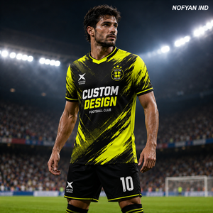 Conjunto de Camiseta y Pantalones Cortos de Fútbol Personalizados Premium, Uniforme de Fútbol Personalizado, Fabricante de Ropa Deportiva OEM para Compradores Mayoristas - Product Image 3