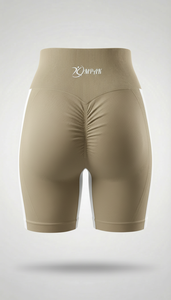 High Waisted Breathable Streetwear Athletic Compression Biker Gym Seamless Yoga Scrunch Women Workout <b>Booty</b> Shorts Butt Lifting - Product Image 4