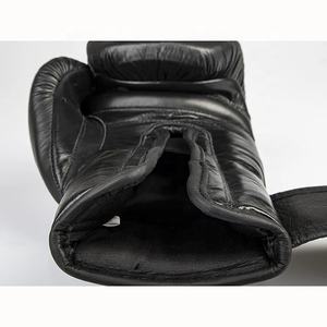 Customized Professional Adult Boxing <b>Gloves</b> Genuine Leather Hook and Loop Closure <b>Type</b> Custom Logo Design Kick Boxing Training - Product Image 5