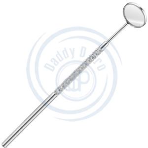 Espejo de boca largo de acero inoxidable 2023 con mango Equipo dental de aumento para dentista POR DADDY D PRO CE ISO APROBADO - Product Image 2