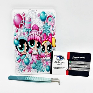 Customized Design Christmas Plastic <b>Lash</b> Tiles Winter Theme <b>Magnetic</b> Sustainable Pack Fashionable High Tools Eyelash Tools - Product Image 2