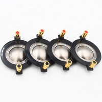 Offres Spéciales 34mm 1.3 pouces pièces de haut-parleur unité de pilote de Compression 4/8 ohm diaphragme en titane remplacement pour Tweeter bobine vocale