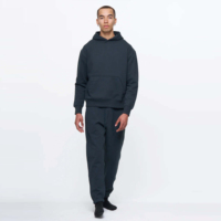 Ensemble assorti personnalisé pour homme, faible MOQ, ensemble sweat à capuche oversize et pantalon de jogging, ensemble de jogging 2 pièces vierge, survêtement
