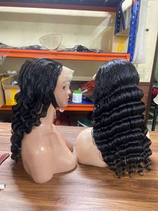 Cheveux humains pleine dentelle perruque vague profonde non traitée vierge perruque vietnamienne pour les femmes noires bouclés pleine dentelle perruque de cheveux humains - Product Image 5