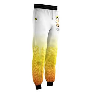 Men's Printed Sweatpants Elastic Waist Drawstring Casual Joggers with Straight Pattern Midweight 100% Polyester Quick Dry - Product Image 5