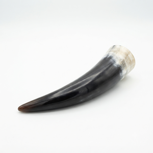 Chope à bière personnalisée en corne de buffle authentique, écologique et faite à la main, style viking, décor nordique, polie, thème animalier - Product Image 3