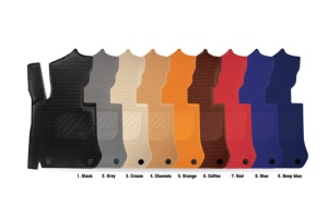 PVC 5mm d'épaisseur imperméable ensemble complet tapis de sol de voiture pour berline 2 rangées fabriqué au Vietnam - Product Image 6