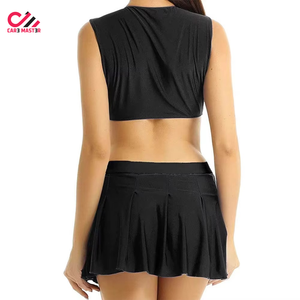 Top Selling Women's Adult High Quality Customizable Cheerleading Uniforms Quick-Dry <b>100</b>% <b>Polyester</b> Heat-Transfer Printing - Product Image 3
