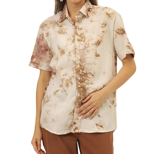 <b>Tie</b> Dye Womens Shirt Soft Cotton Casual Summer Wear OEM ODM - Product Image 2