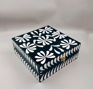 Premium Quality Magnetic Closure Jewelry Storage <b>Box</b> with MDF Resin Inlay Design Watches Display Home Decor <b>Box</b> Best Price - Product Image 1