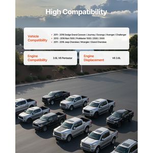 Kit di sostituzione cuscinetti albero a camme e bracci bilancieri per Jeep Cherokee/Wrangler/Grand Cherokee 2011-2016 e Dodge - Product Image 2